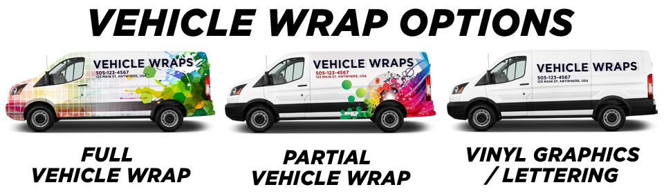 Beckley Club Estates Vehicle Wraps vehicle wrap options